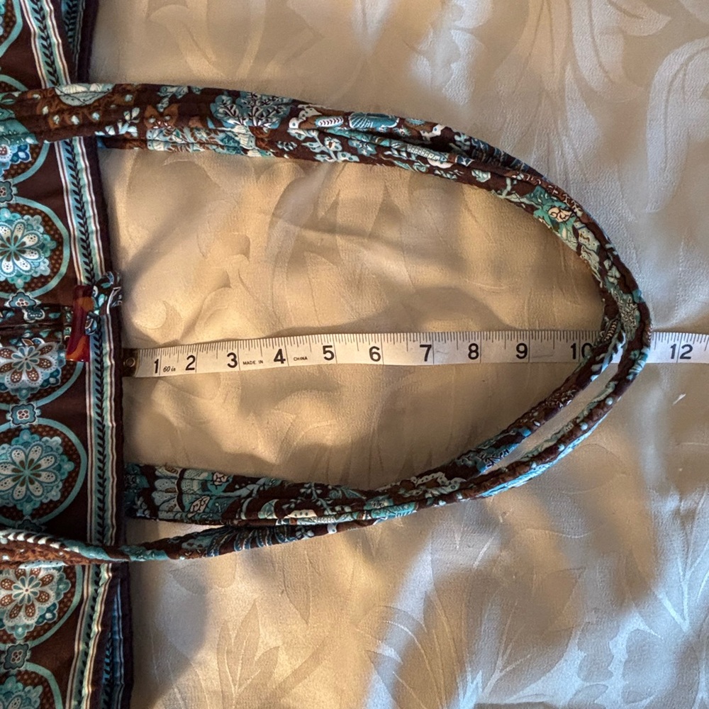 Vera Bradley Java Blue Retired Pattern Large Tote - image 9